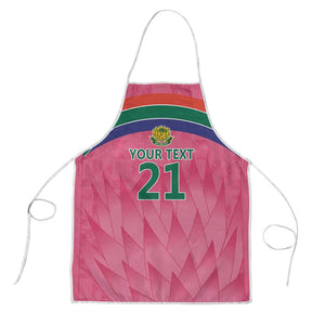 South Africa Cricket Custom Apron African King Proteas Pink