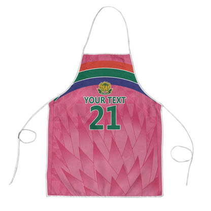 South Africa Cricket Custom Apron African King Proteas Pink