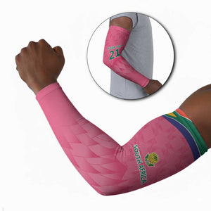 South Africa Cricket Custom Arm Sleeves African King Proteas Pink