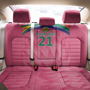 South Africa Cricket Custom Back Car Seat Cover African King Proteas Pink