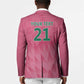 South Africa Cricket Custom Blazer African King Proteas Pink