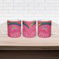 South Africa Cricket Custom Ceramic Mug African King Proteas Pink