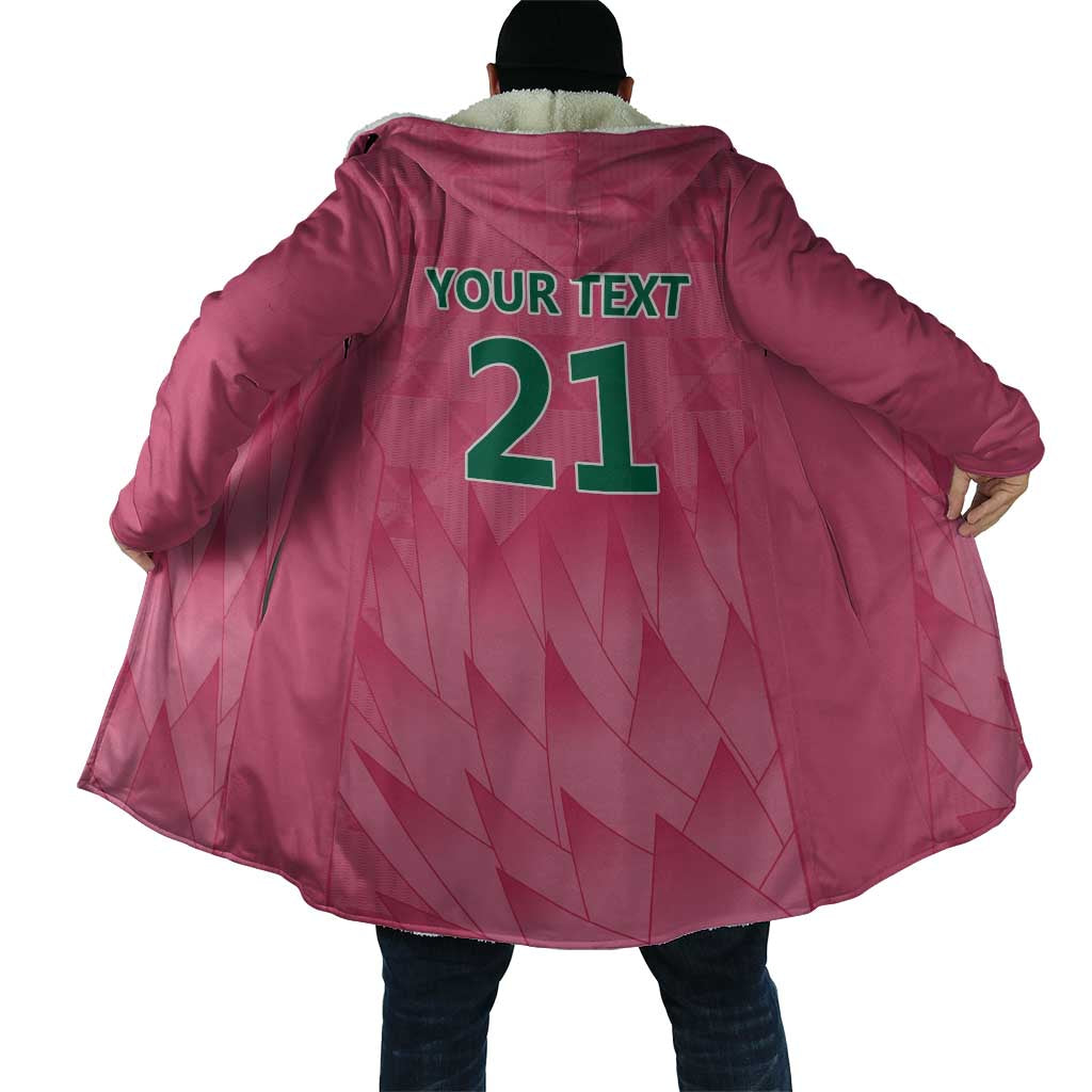 South Africa Cricket Custom Cloak African King Proteas Pink