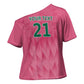 South Africa Cricket Custom Cross Shoulder Shirt African King Proteas Pink