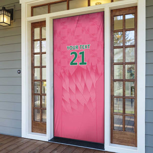 South Africa Cricket Custom Door Cover African King Proteas Pink