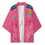 South Africa Cricket Custom Kimono African King Proteas Pink
