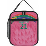 South Africa Cricket Custom Lunch Bag African King Proteas Pink