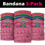 South Africa Cricket Custom Neck Gaiter African King Proteas Pink LT9
