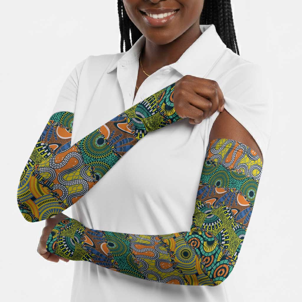 Africa Tribal Mixed Pattern Arm Sleeves