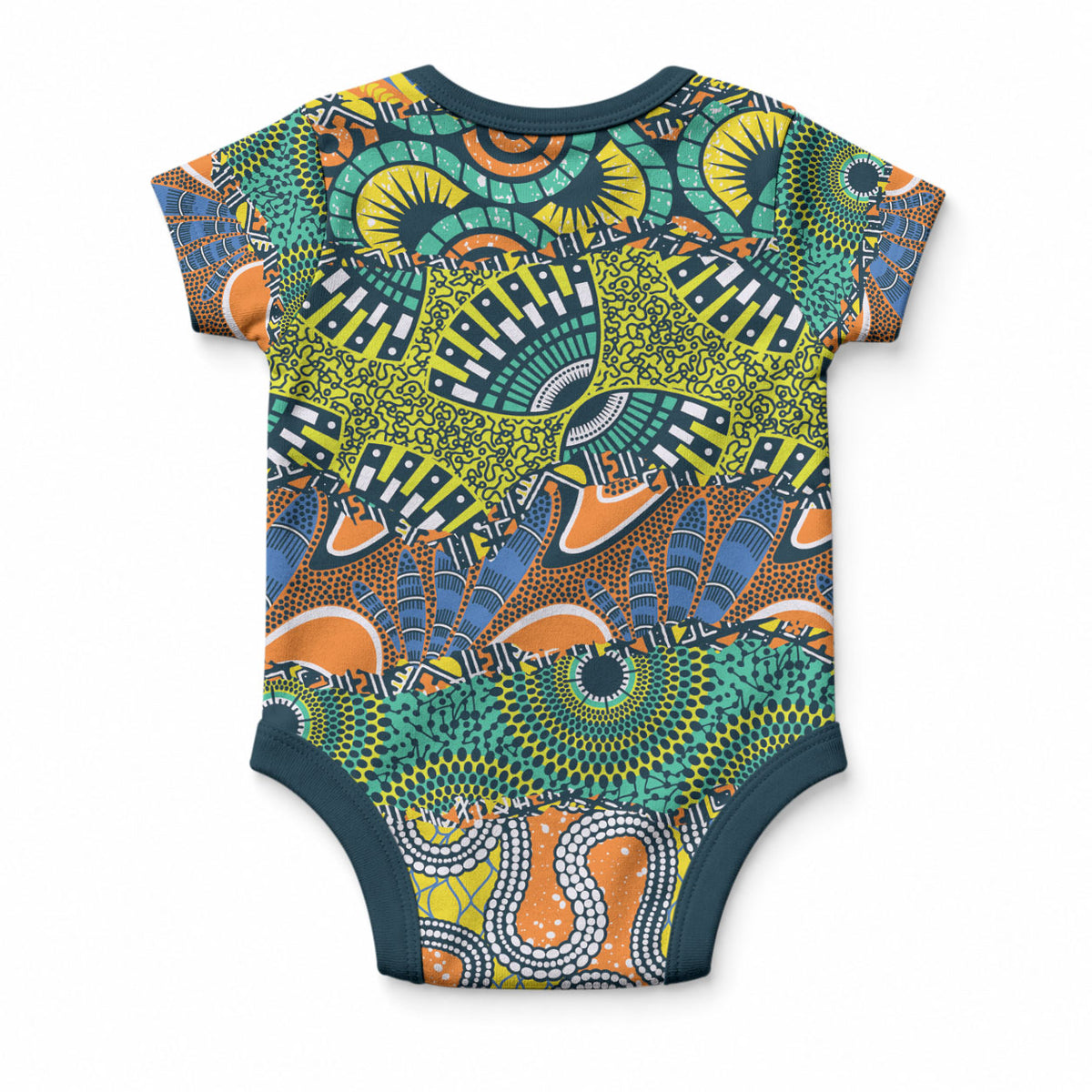 Africa Tribal Mixed Pattern Baby Onesie