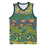 Africa Tribal Mixed Pattern Basketball Jersey LT9