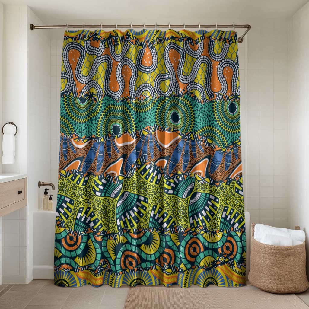Africa Tribal Mixed Pattern Bathroom Set