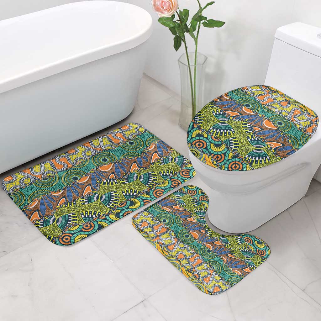 Africa Tribal Mixed Pattern Bathroom Set