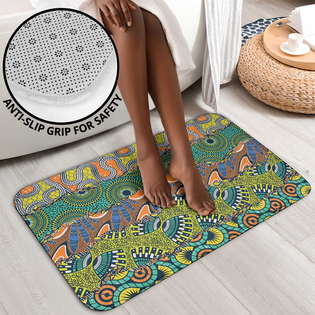 Africa Tribal Mixed Pattern Bathroom Set