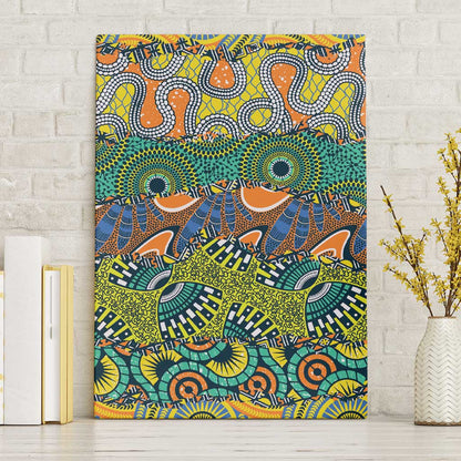 Africa Tribal Mixed Pattern Canvas Wall Art - African Pride