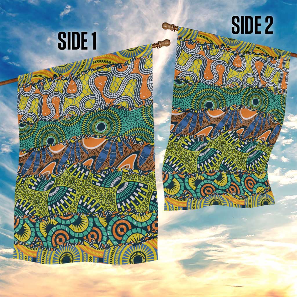 Africa Tribal Mixed Pattern Garden Flag - African Pride