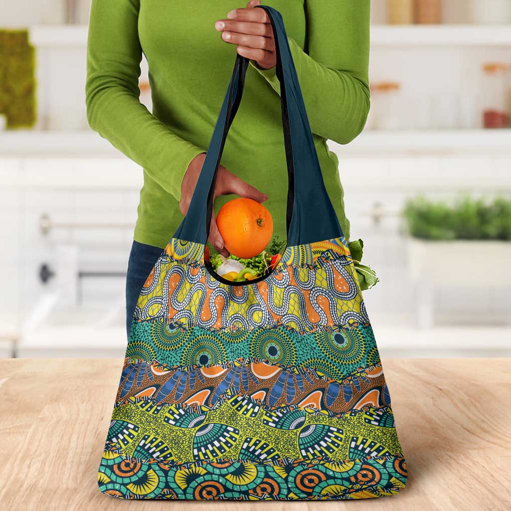 Africa Tribal Mixed Pattern Grocery Bag - African Pride