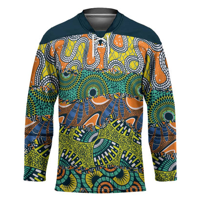 Africa Tribal Mixed Pattern Hockey Jersey