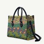 Africa Tribal Mixed Pattern Leather Bag