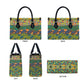 Africa Tribal Mixed Pattern Leather Bag