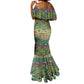 Africa Tribal Mixed Pattern Mermaid Dress - African Pride