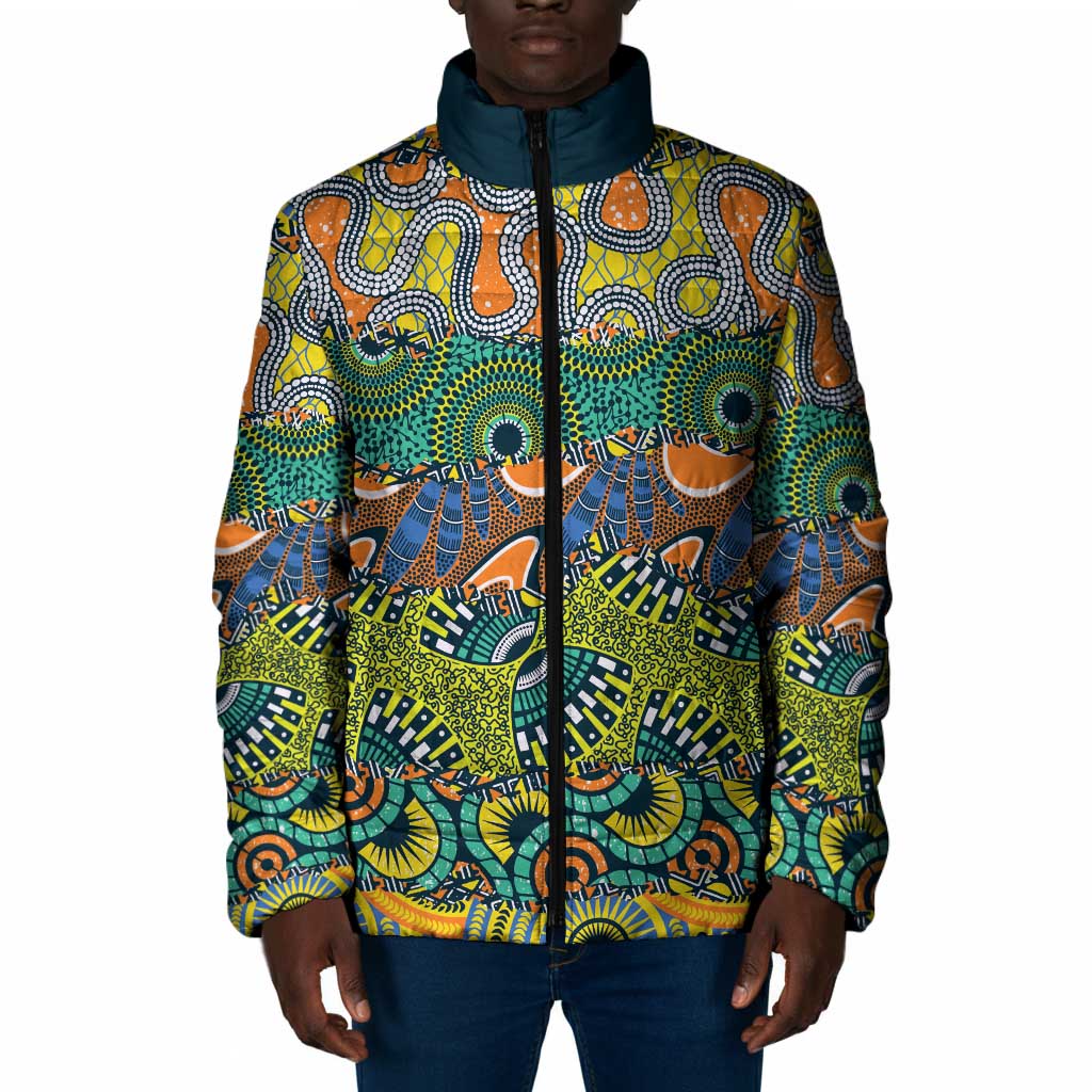 Africa Tribal Mixed Pattern Padded Jacket