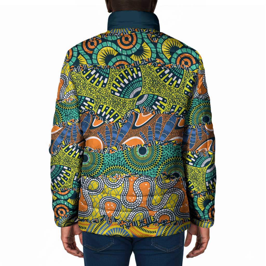 Africa Tribal Mixed Pattern Padded Jacket
