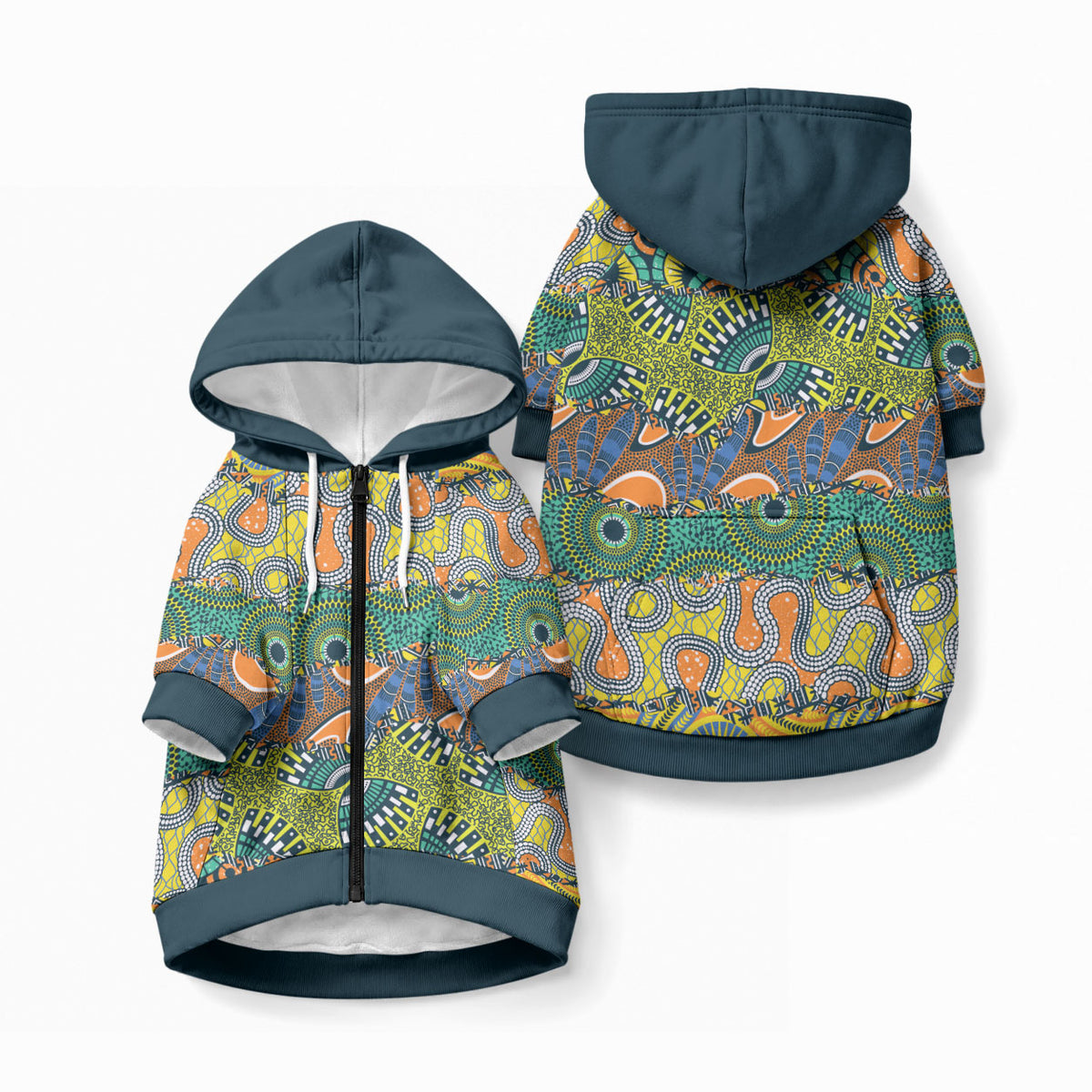 Africa Tribal Mixed Pattern Pet Hoodie