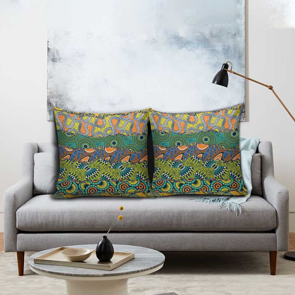 Africa Tribal Mixed Pattern Pillow Cover