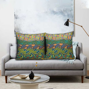 Africa Tribal Mixed Pattern Pillow Cover