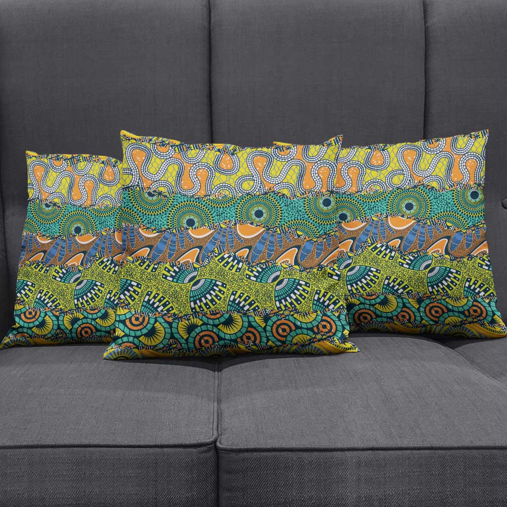 Africa Tribal Mixed Pattern Pillow Cover