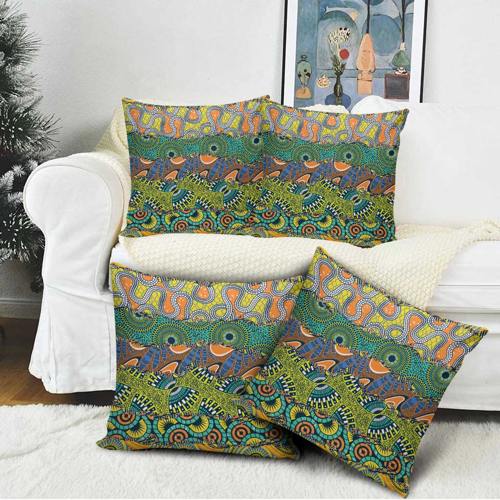 Africa Tribal Mixed Pattern Pillow Cover