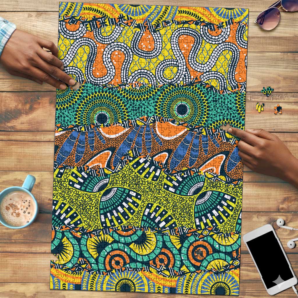 Africa Tribal Mixed Pattern Puzzle