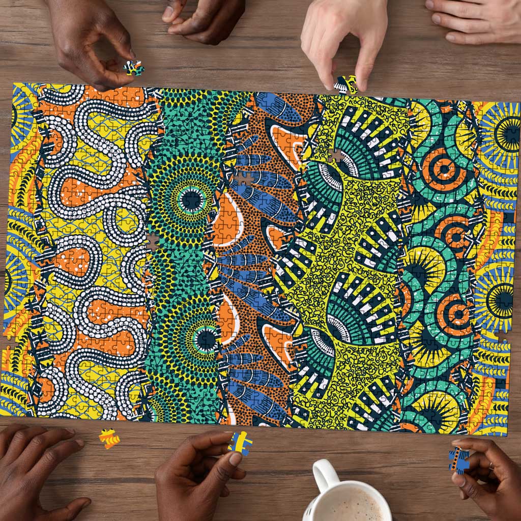 Africa Tribal Mixed Pattern Puzzle