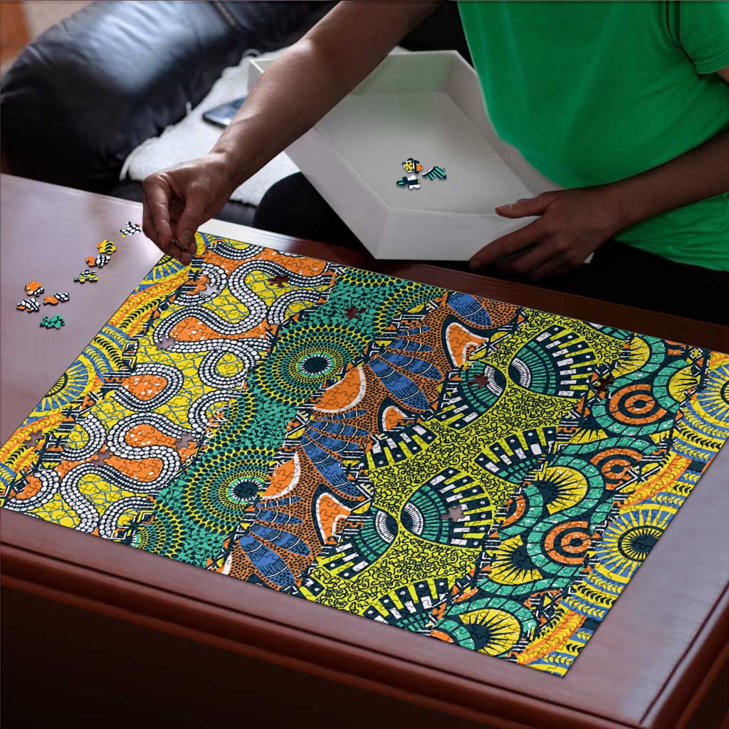 Africa Tribal Mixed Pattern Puzzle