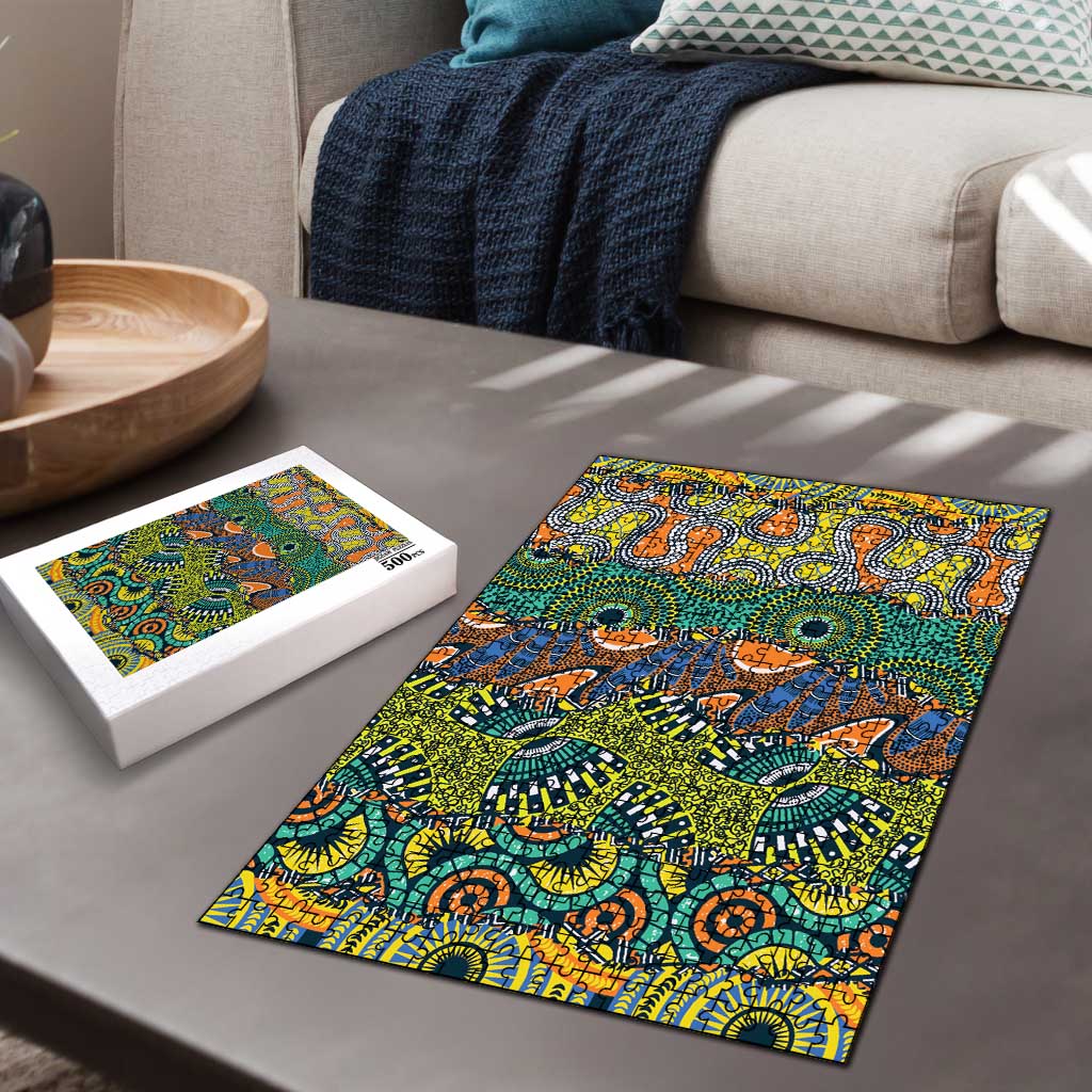 Africa Tribal Mixed Pattern Puzzle