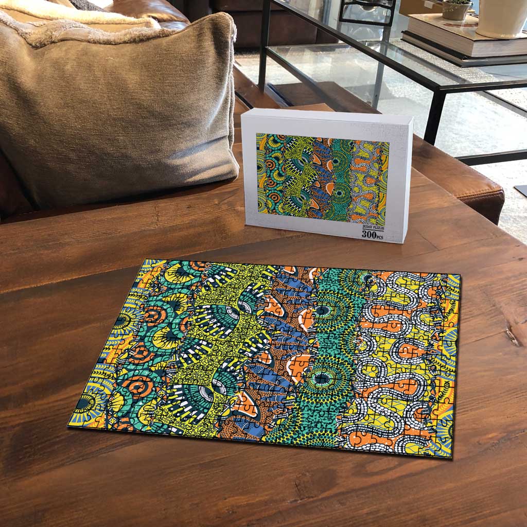 Africa Tribal Mixed Pattern Puzzle