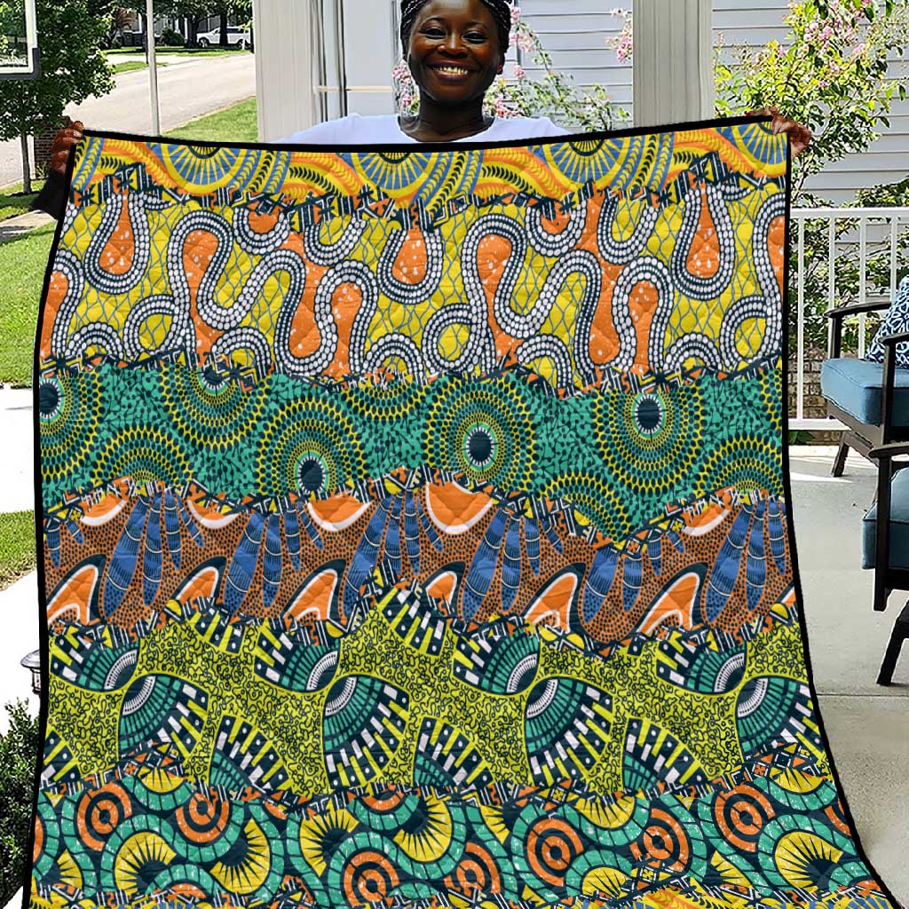 Africa Tribal Mixed Pattern Quilt - African Pride