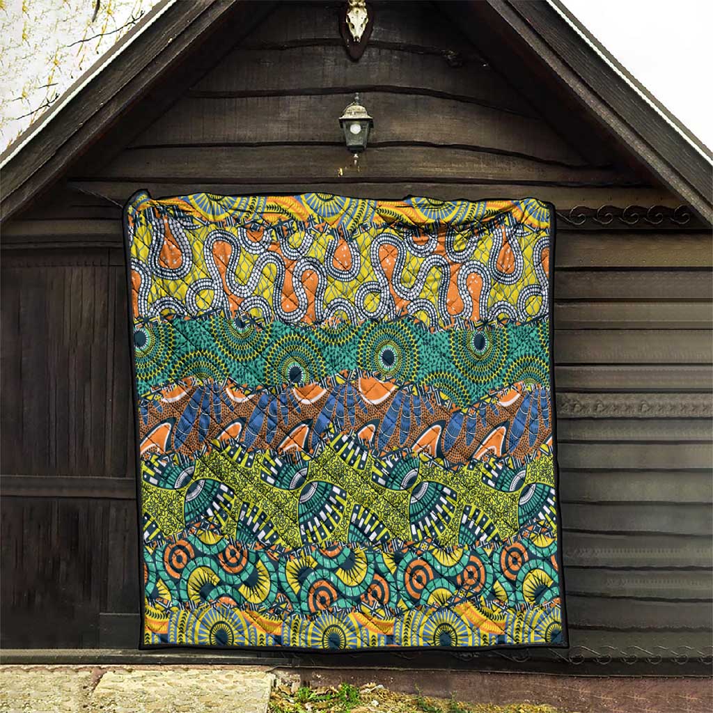 Africa Tribal Mixed Pattern Quilt - African Pride