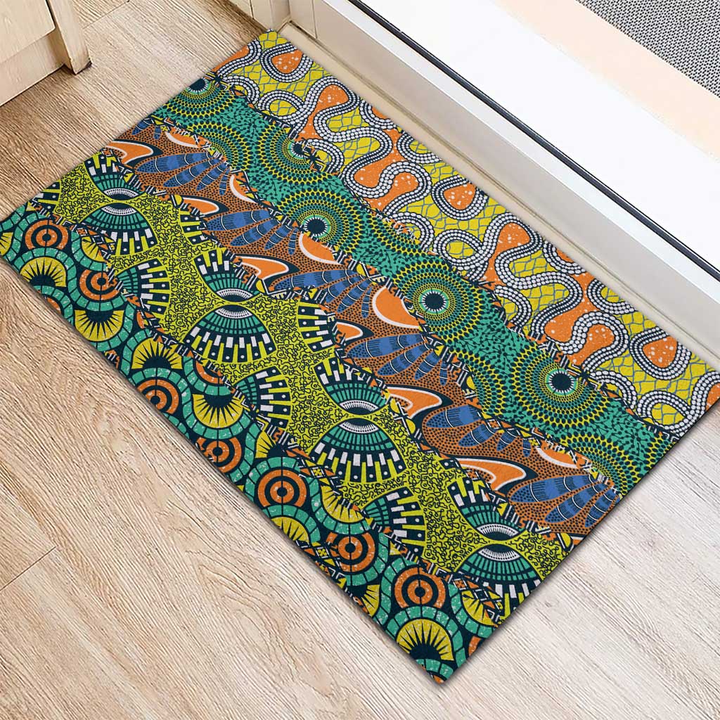 Africa Tribal Mixed Pattern Rubber Doormat - African Pride