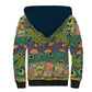 Africa Tribal Mixed Pattern Sherpa Hoodie - African Pride