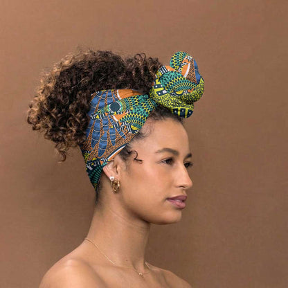 Africa Tribal Mixed Pattern Simple Headwrap