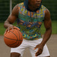 Africa Tribal Mixed Pattern Sleeveless Hoodie - African Pride