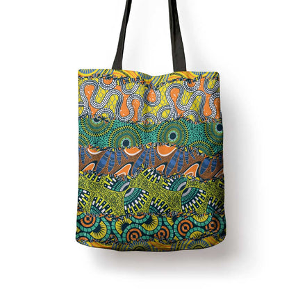 Africa Tribal Mixed Pattern Tote Bag