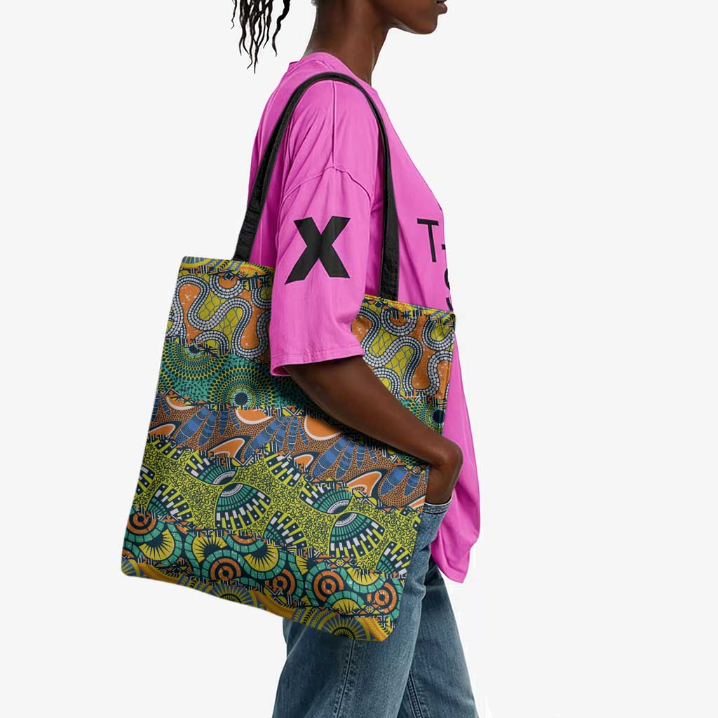 Africa Tribal Mixed Pattern Tote Bag