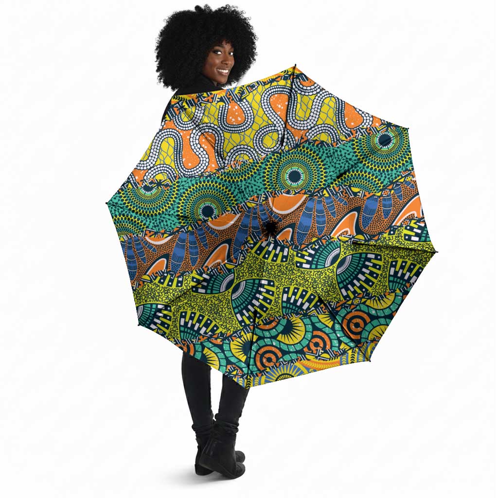 Africa Tribal Mixed Pattern Umbrella
