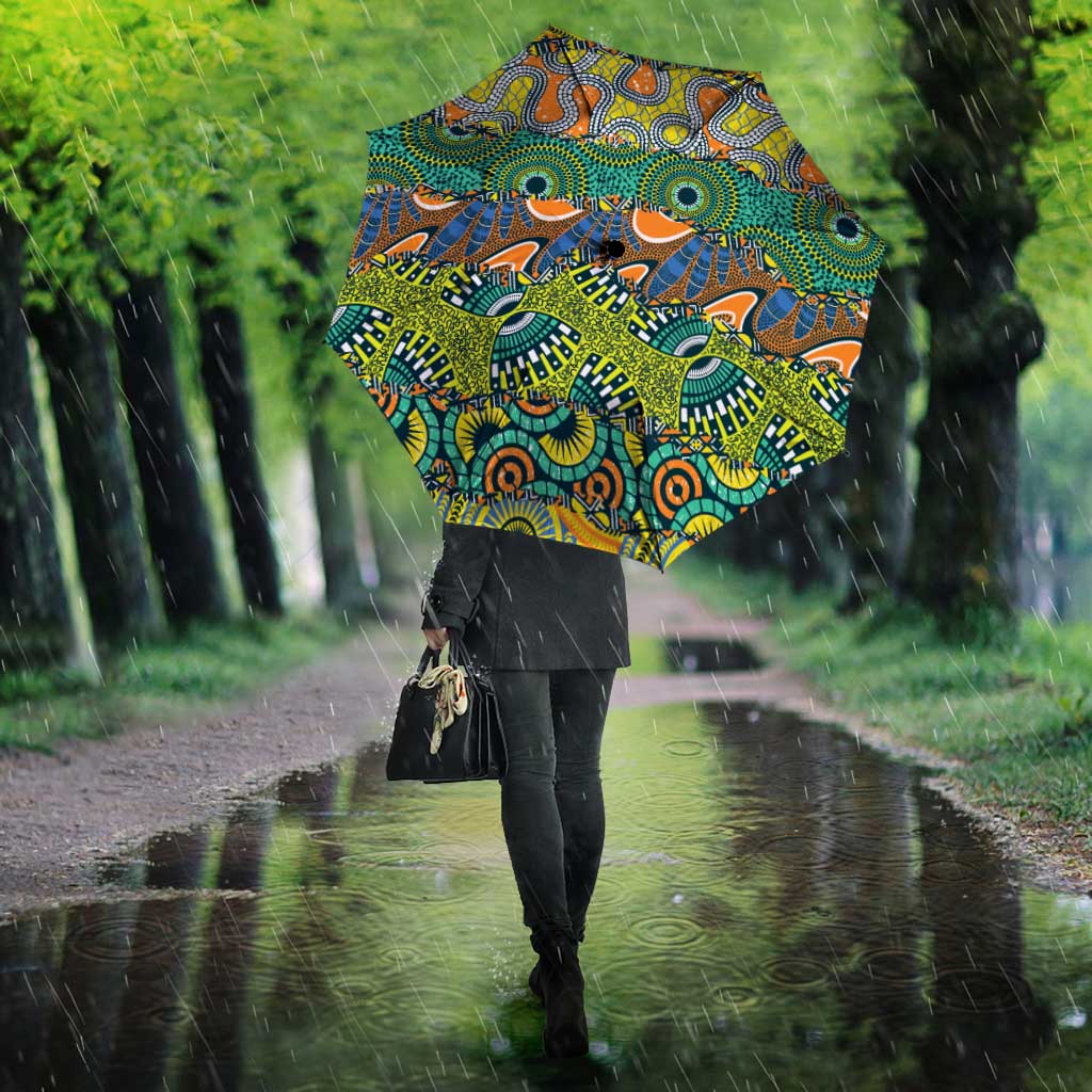 Africa Tribal Mixed Pattern Umbrella