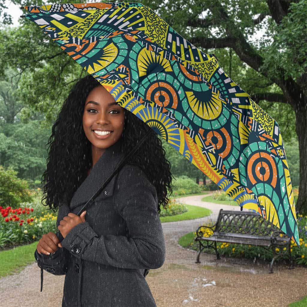 Africa Tribal Mixed Pattern Umbrella