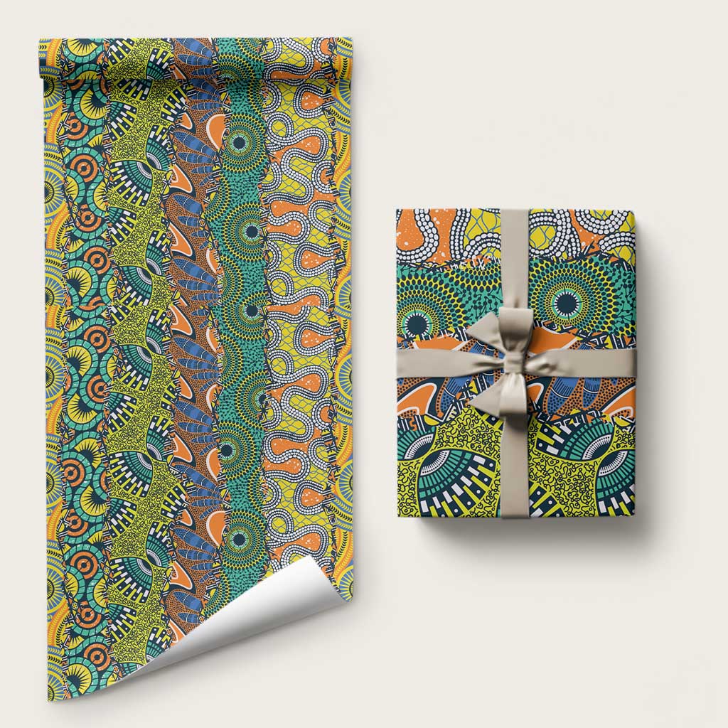Africa Tribal Mixed Pattern Wrapping Paper - African Pride