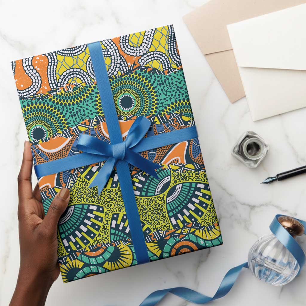 Africa Tribal Mixed Pattern Wrapping Paper - African Pride